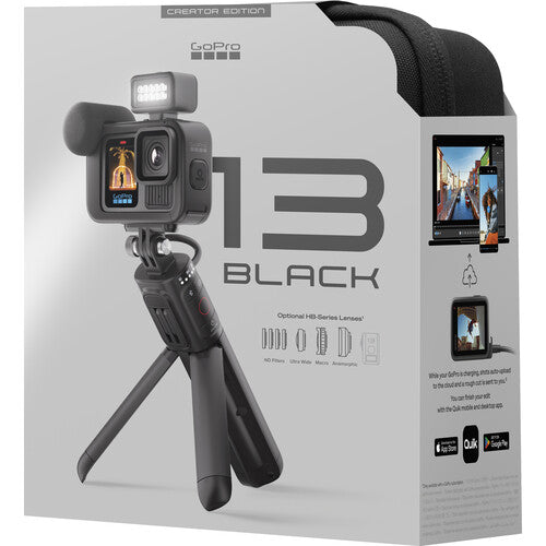 GoPro Hero13 Black action camera with tripod (packaging box)